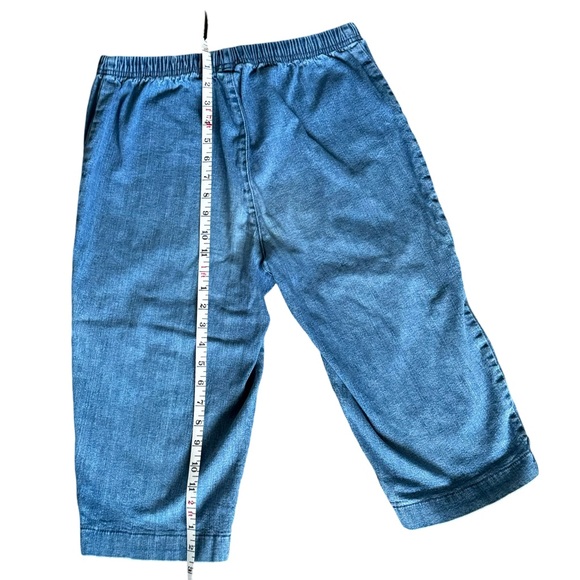 Stretchy Capri Jeans Sz M - Picture 7 of 8